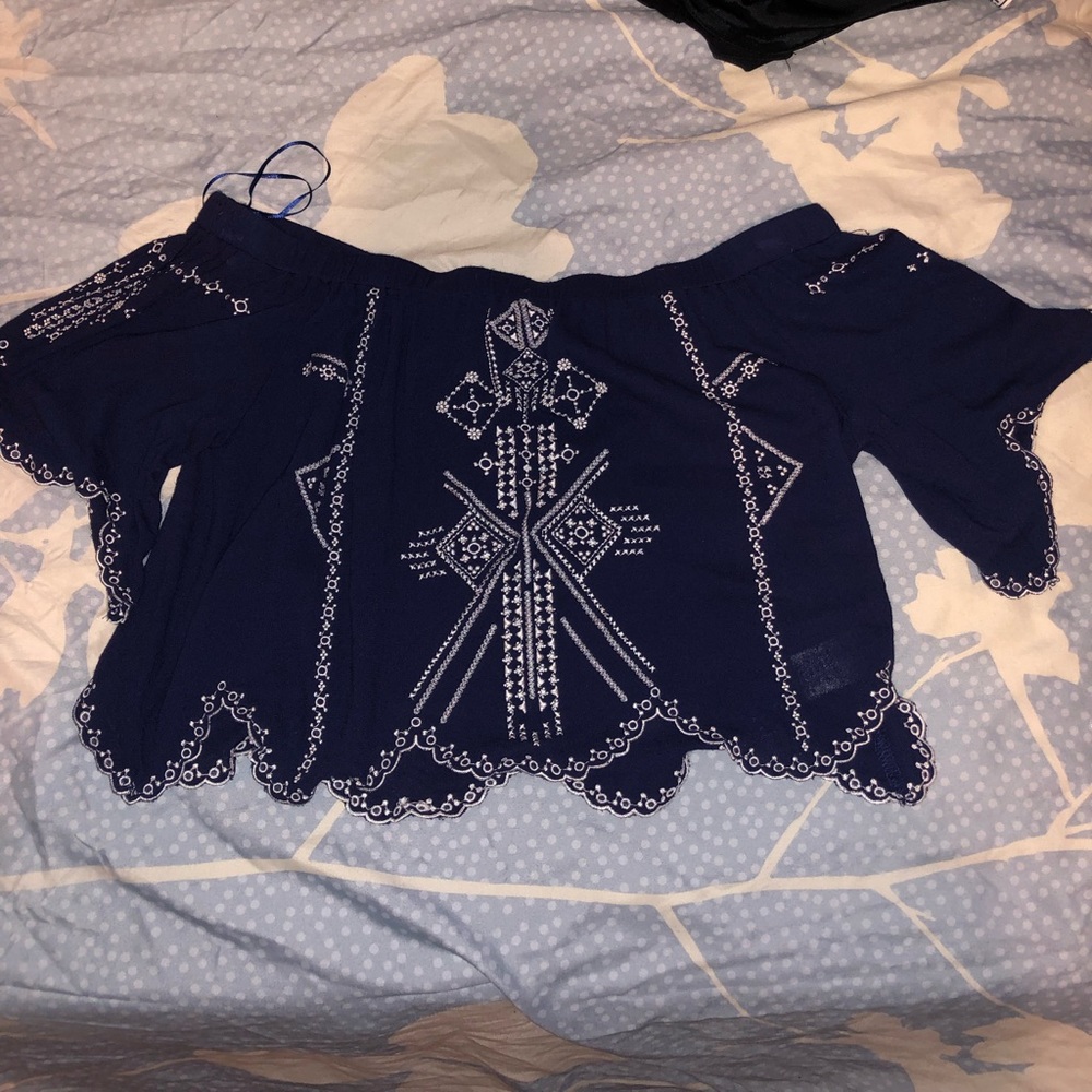 Super cute off the shoulder top